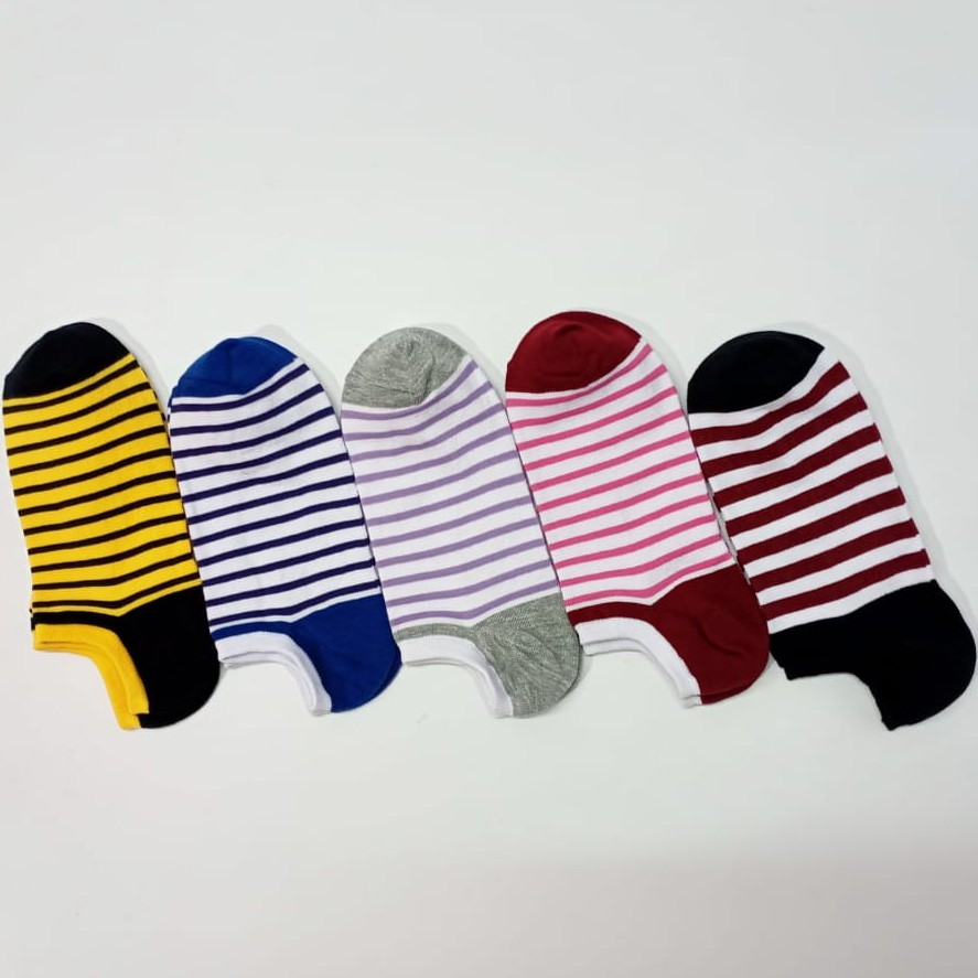 Kaos Kaki Semata Kaki  (Sneaker) Motif Belang Pria Wanita