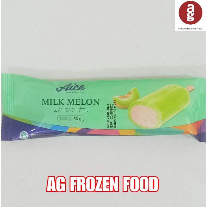 

Aice Milk Melon 50Gr (Dikasih Ice Blok Dari Toko)