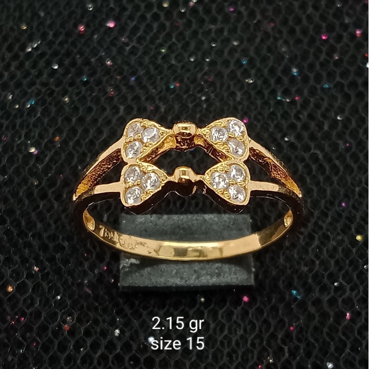 Cincin Emas 17K - 2.15 gr Kadar 750 - 749