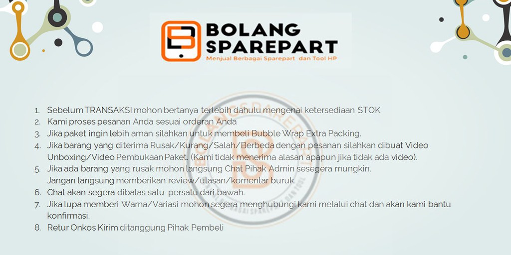 Toko Online BOLANG SPAREPART | Shopee Indonesia