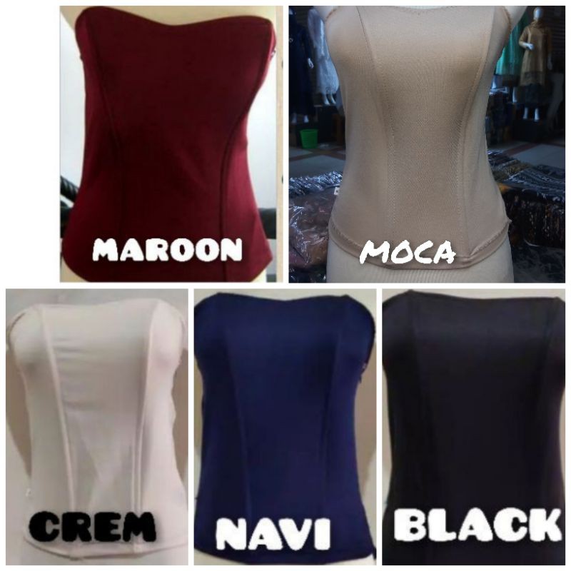 Bustier Longtorso Kaos Daleman Kebaya Bustier Kebaya