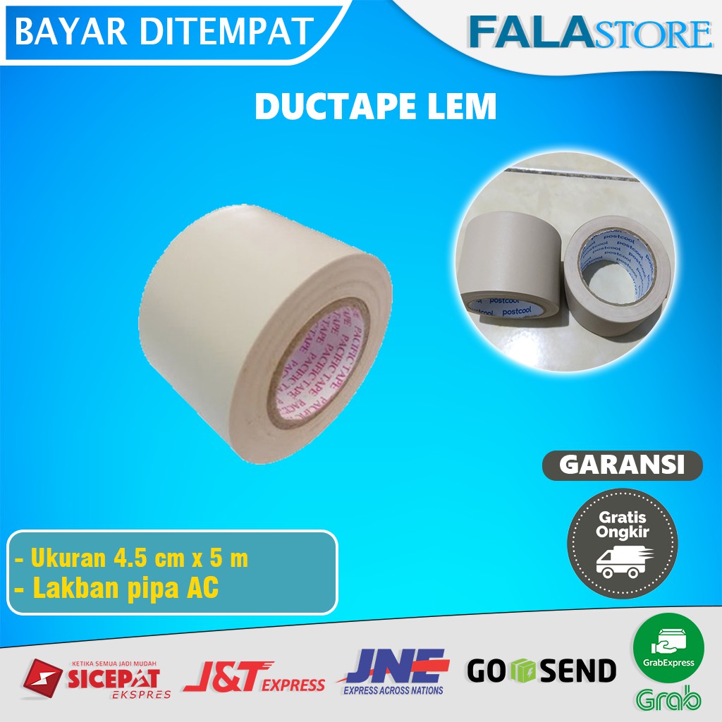 

Isolasi Solasi Lakban Ductape Lem Ban Pembungkus Pipa AC