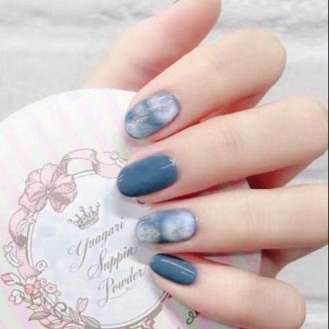 Kuku palsu fake nails kuku 3d kuku wedding Kuku Palsu 3D Nail Art Silver Fake Nails Wedding K100