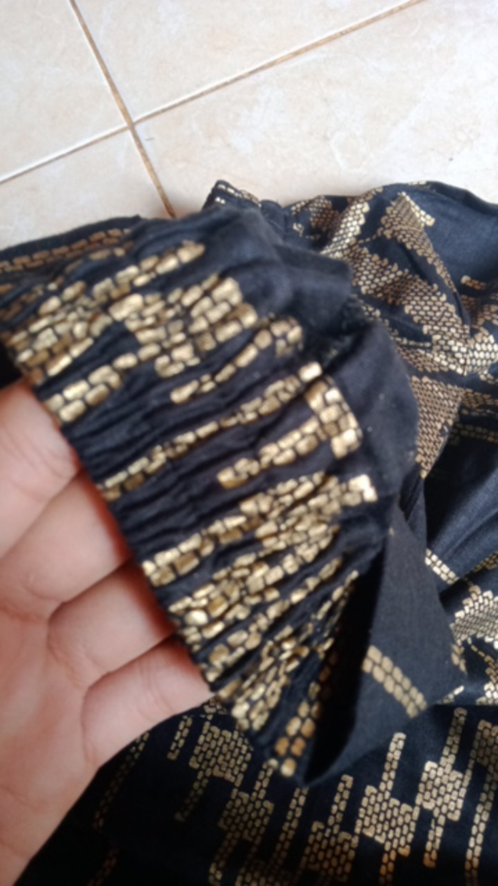 Set Batik Couple Adara Black (kemeja Batik, Rok Batik, Kebaya Adara Black)