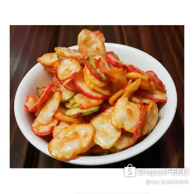 

Kerupuk seblak pedas domil