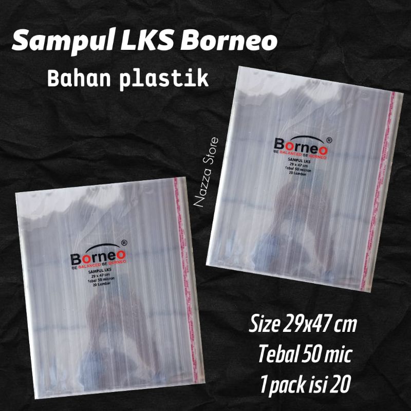 

BORNEO & VIS-1 Sampul LKS OPP LEM/SEAL isi 20 lembar