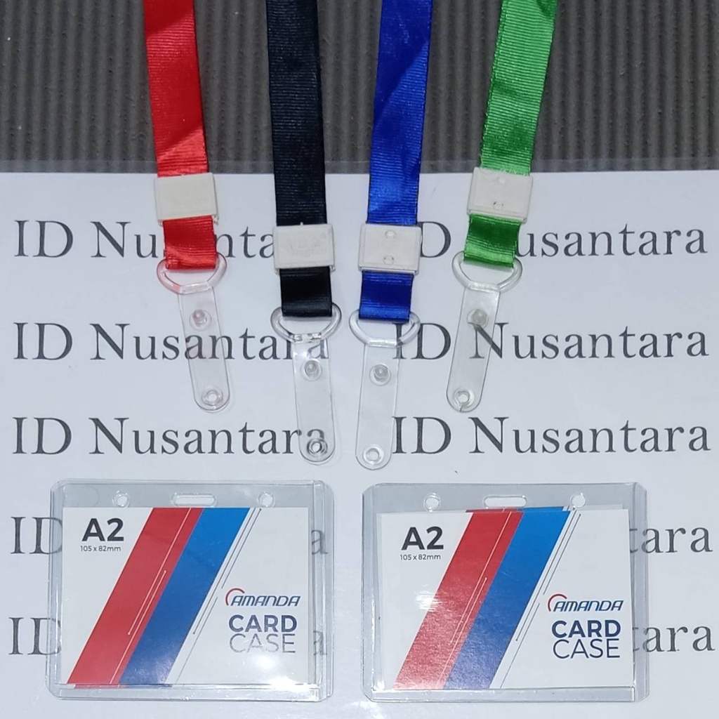 

Paket Tali 2 CM Kait Karet + ID Card Case A2