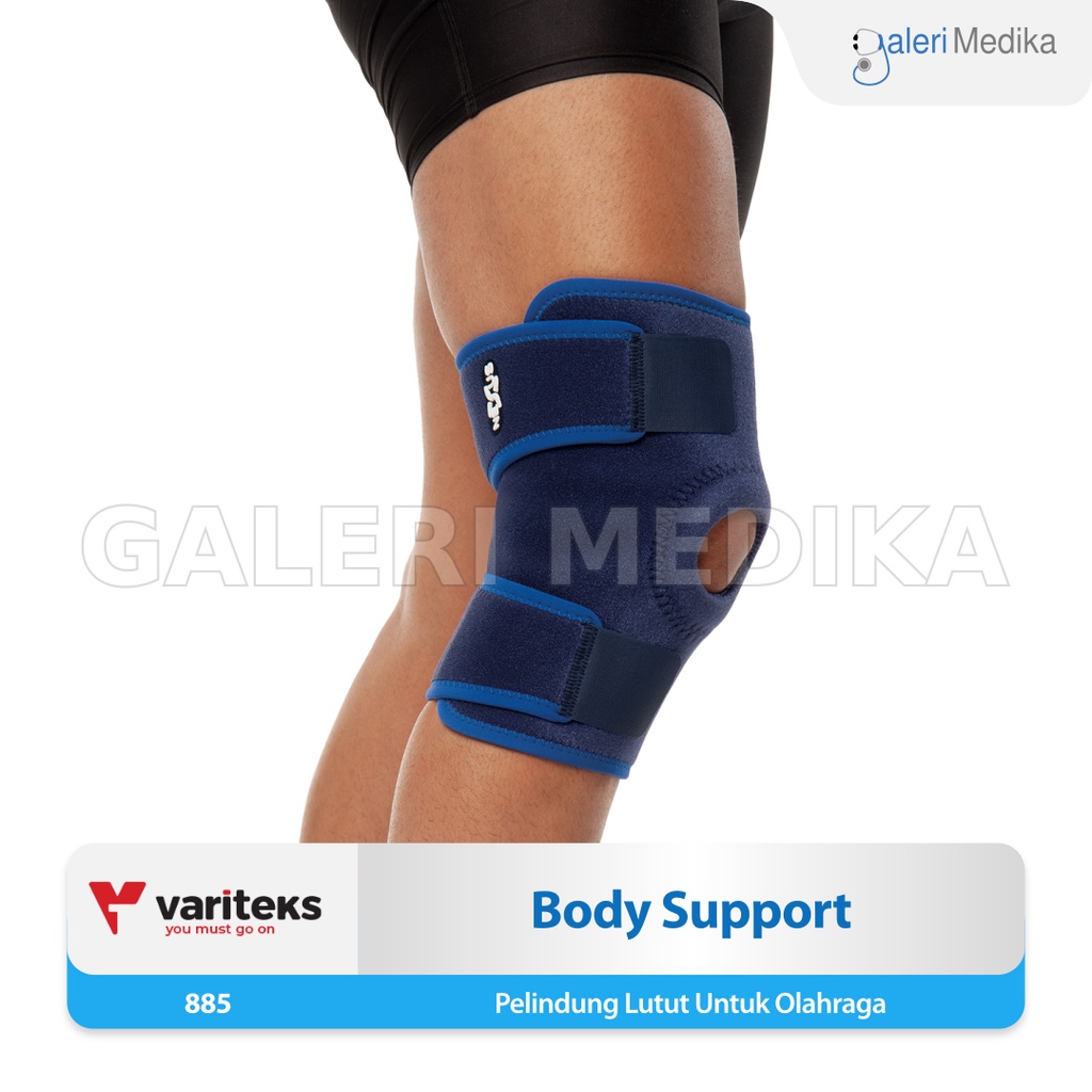 Variteks 885 Open Knee Support - Alat Pelindung Lingkar Patella Kondisi Chondromalacia dan Tendonitis