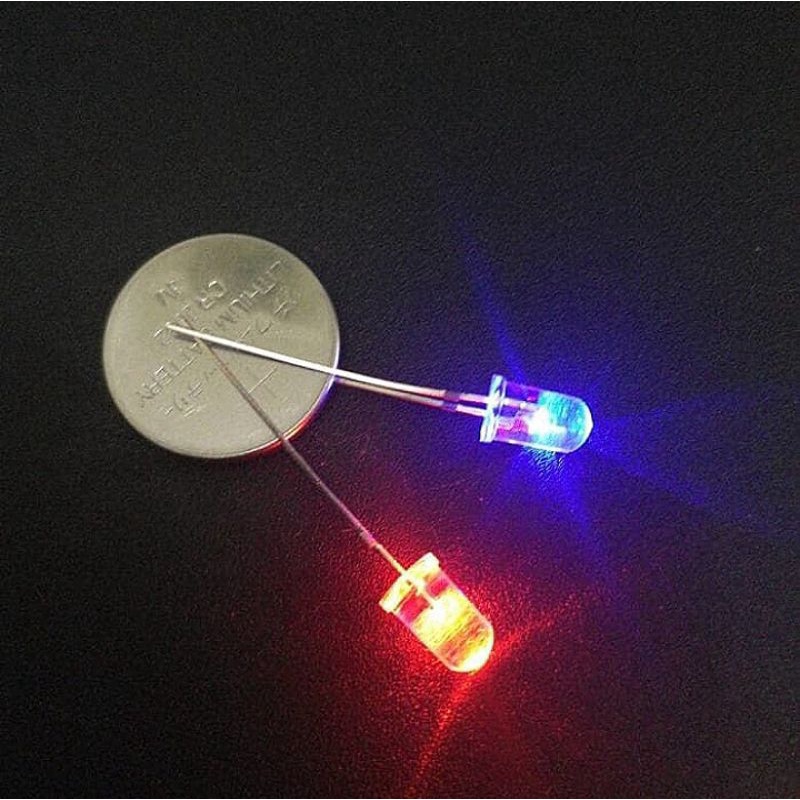 5 PCS LAMPU LED RGB MERAH HIJAU BIRU