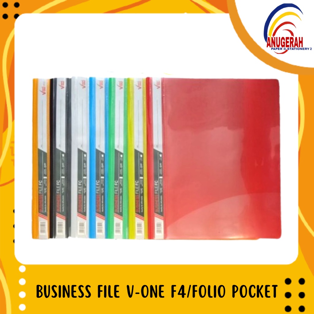 

BUSINESS FILE V-ONE F4/FOLIO POCKET WARNA HIJAU (PCS)