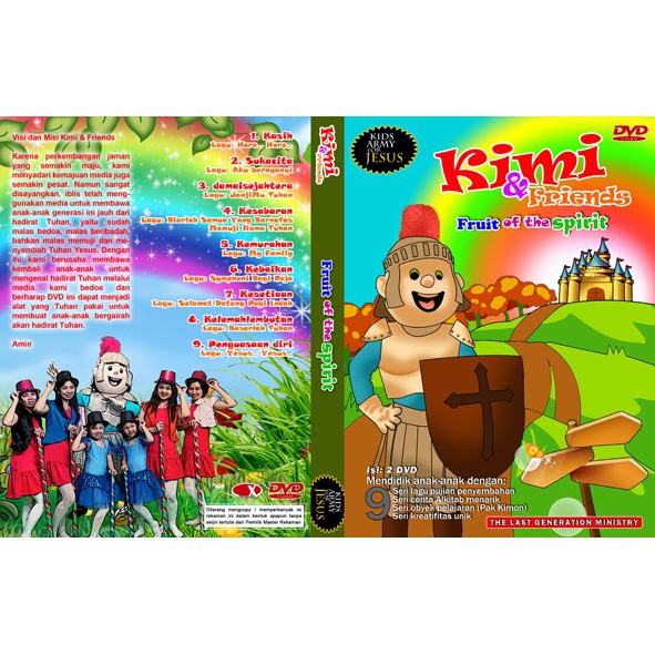 DVD KIMI & FRIENDS EDISI 1 - FRUIT OF THE SPIRIT