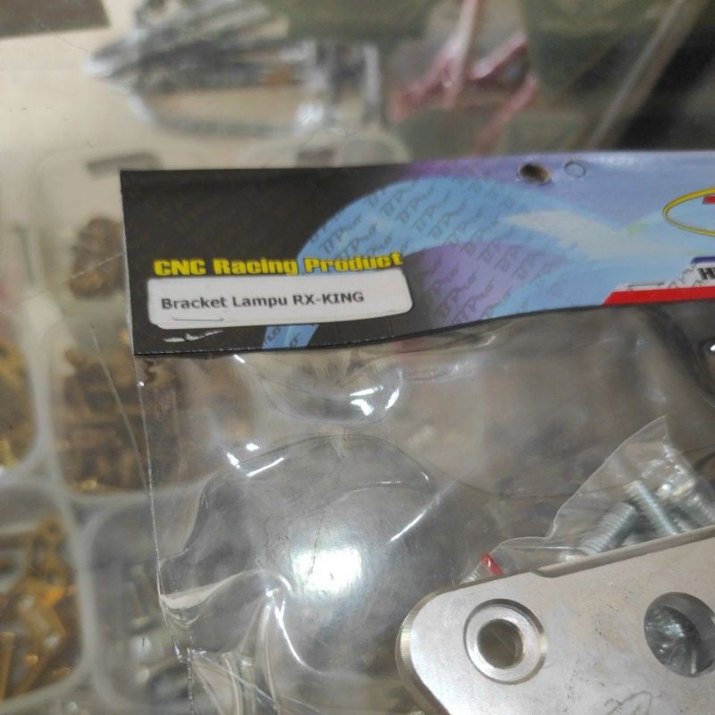 Kupingan Lampu Depan RX King Almunium Bpro