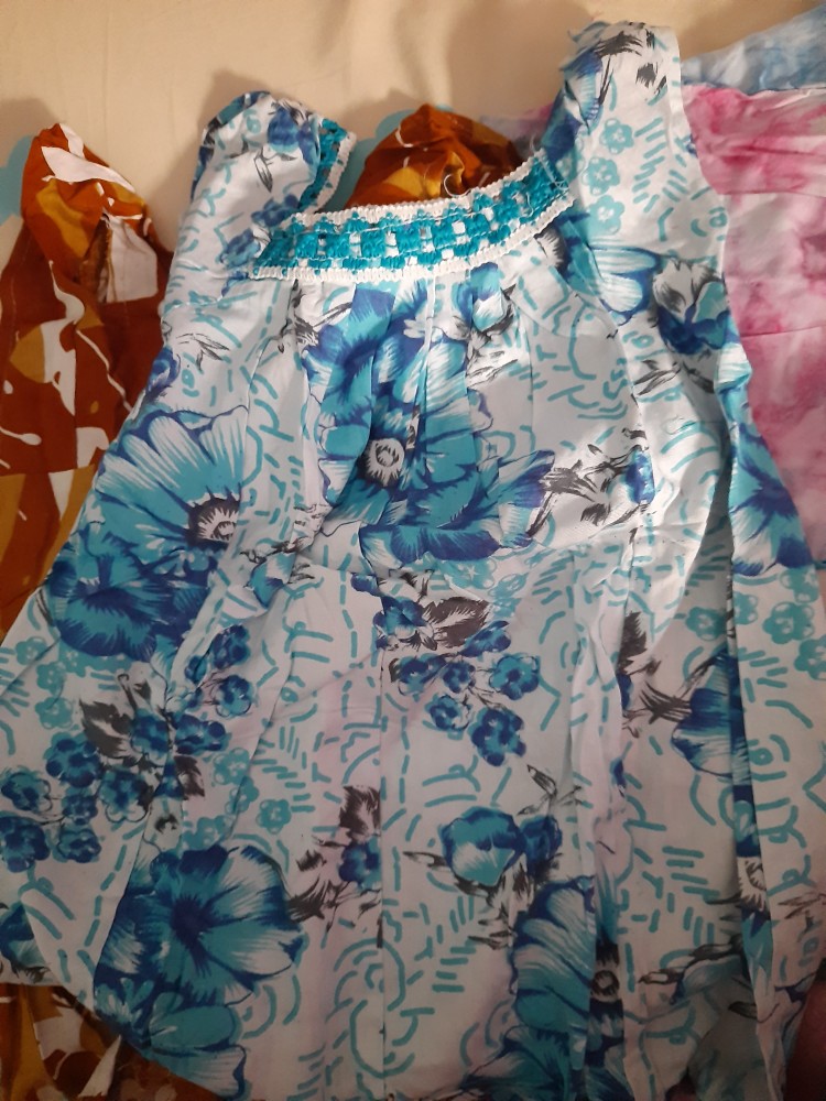 Daster Batik Rayon Anak Renda / Dress Bayi Harian Santai