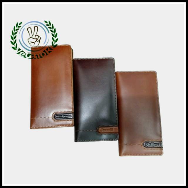 Dompet Pria Wanita Panjang Kulit Sapi Asli - Kickers Hush Puppies ABE624