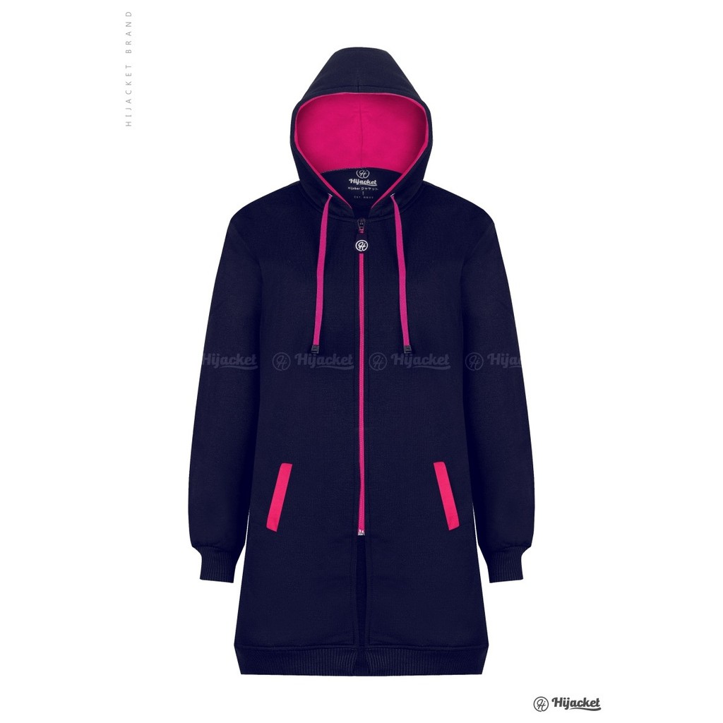 ALL HIJACKET BASIC NAVY II JAKET MUSLIMAH-5