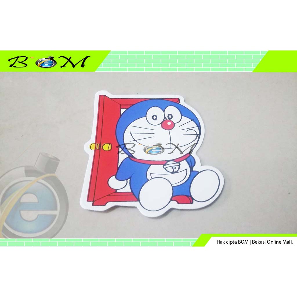 Stiker Sticker Motor Mobil Gambar Kartun Doraemon M4 Shopee