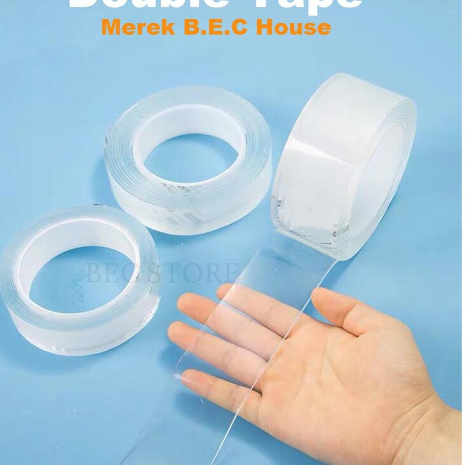 

Harga Diskon ag [Cuci Gudang] Double Tape Nano Tape Ivy Grip Tape Bening Multifungsi Isolasi Solatap
