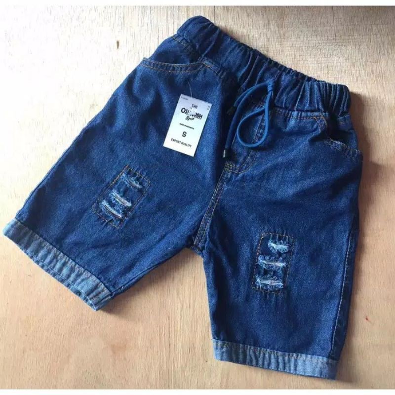 Celana Pendek Anak Soft Jeans Murah 1-5th Cewek / Cowok