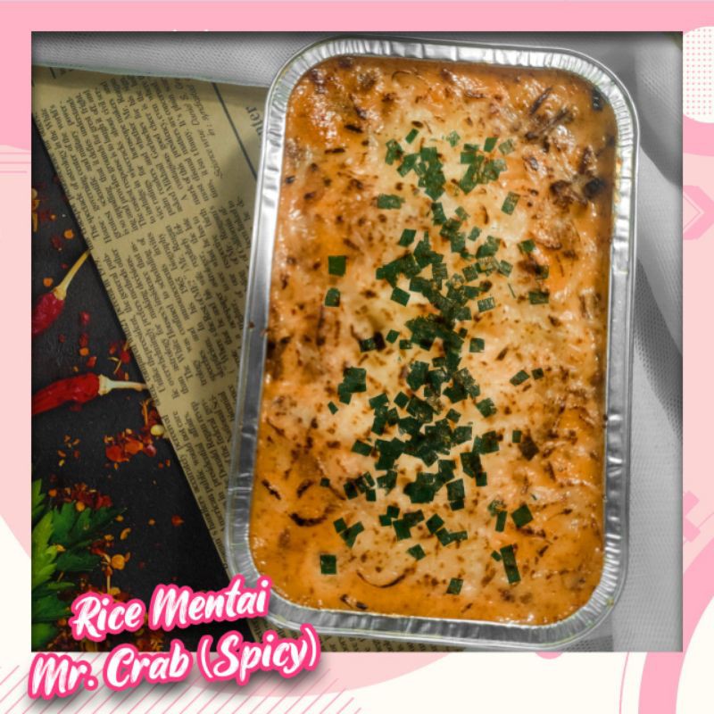 

Rice Mentai Mr. Crab / Nasi Mentai (Spicy Crabsctick)