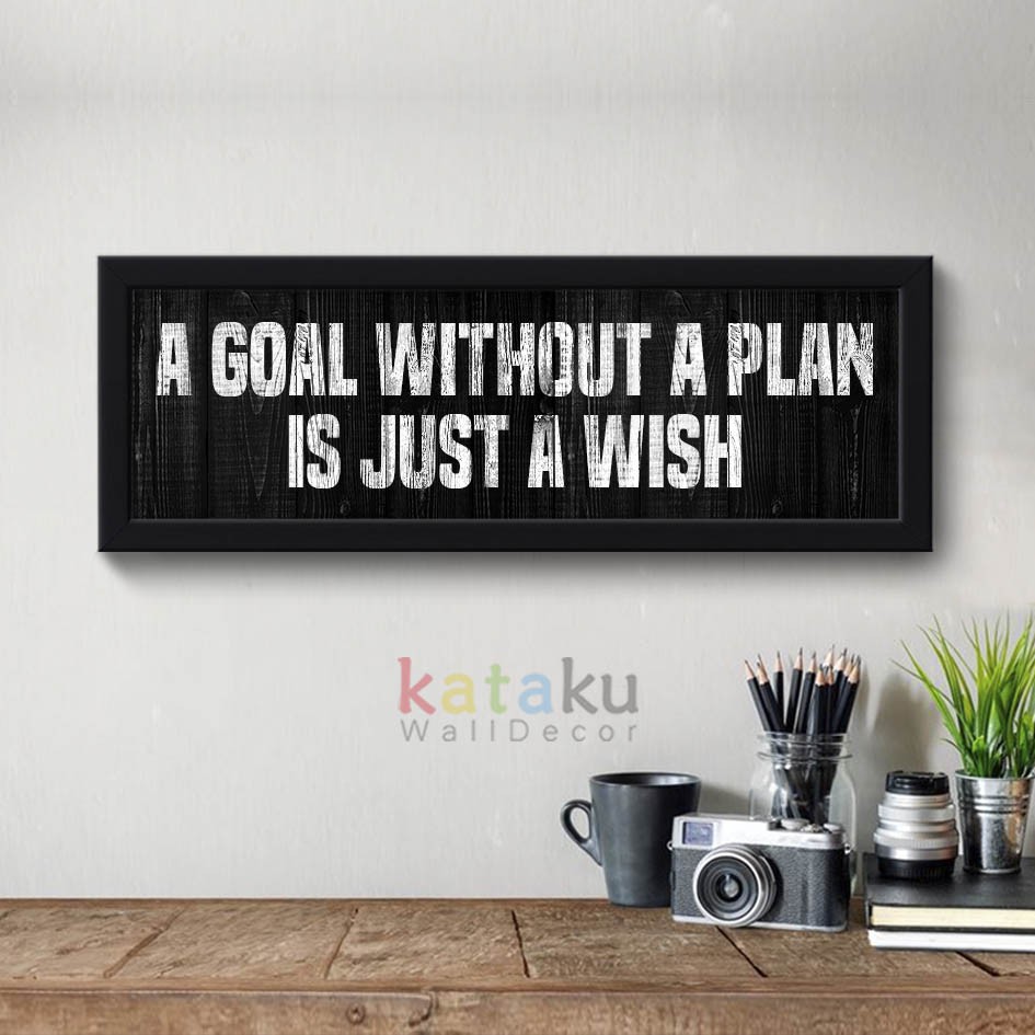 Hiasan Dinding Rustic Wall Decor Kayu Quotes Motivasi Pajangan Dinding