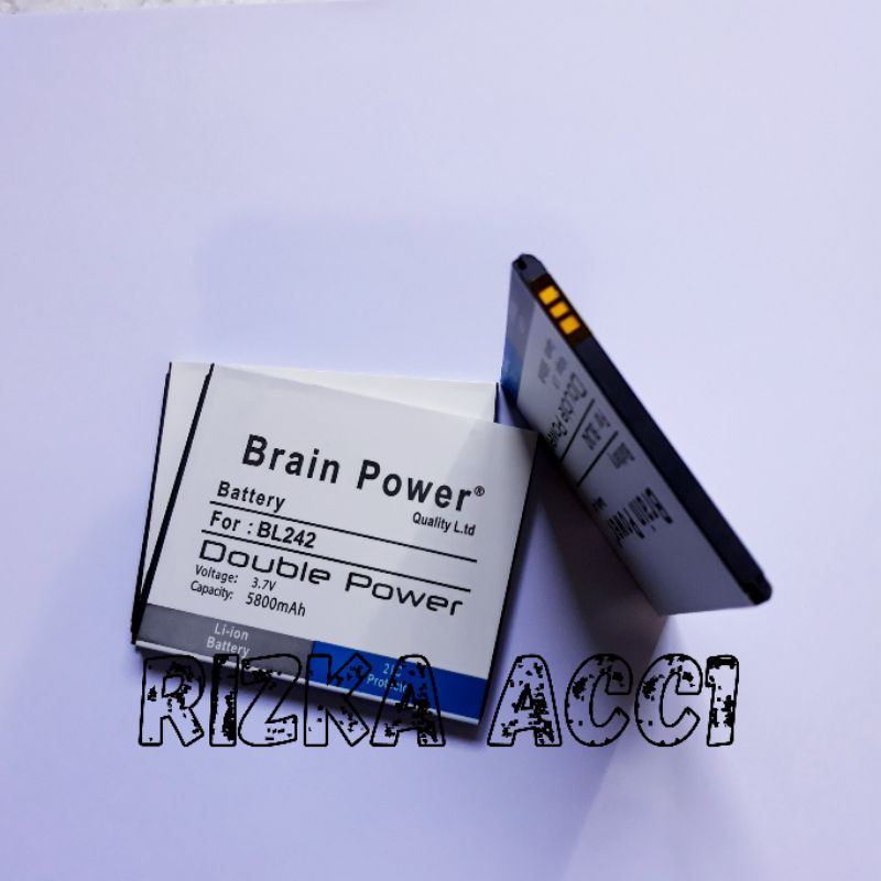 Baterai Batre lenovo BL242 A6000 A6010 A6000 plus BL259 Brain Power Battery Hp