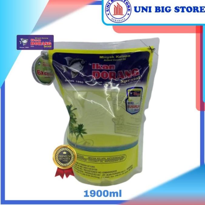 

siap kirim] Minyak Goreng Ikan Dorang Spesial 1900 ml Fried Oil Dorang Special