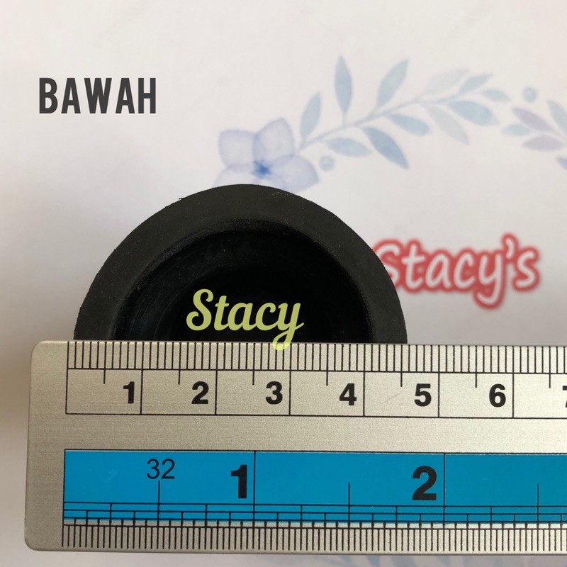 SEAL KARET KLEP PEMBUANGAN MESIN CUCI POLYTRON