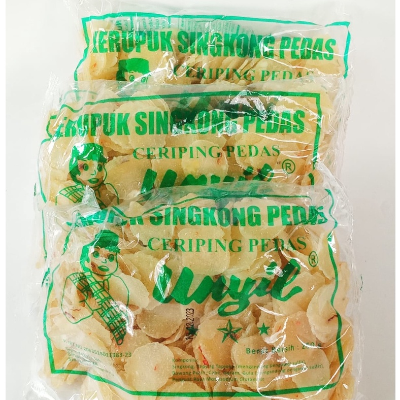 

Kerupuk krupuk Singkong Pedas/Kerupuk Unyil khas sidoarjo