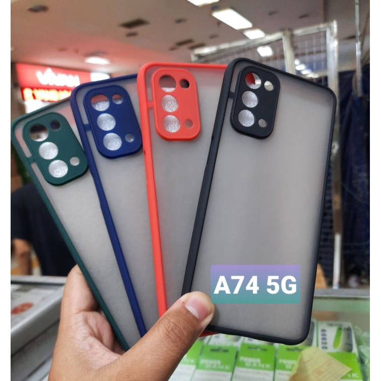 Case Oppo A75 4G Case Fiber Oppo A74 5G Softcase My Choice Camera Warna Warni