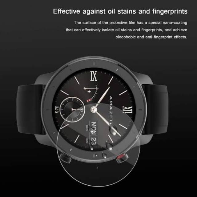 Tempered glass Amazfit GTR 47mm GTR 42MM anti gores screen guard kaca