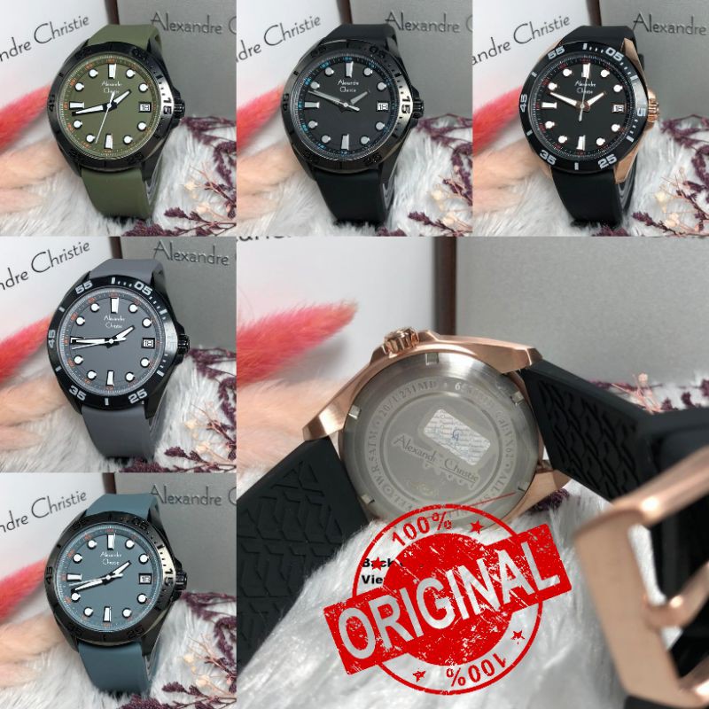 ORIGINAL 100% Alexandre Christie Jam Pria A6580