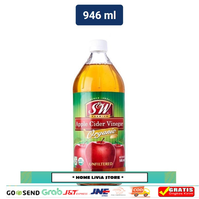

Sw Apple Cider Vinegar Organic Unfiltered 946 ml