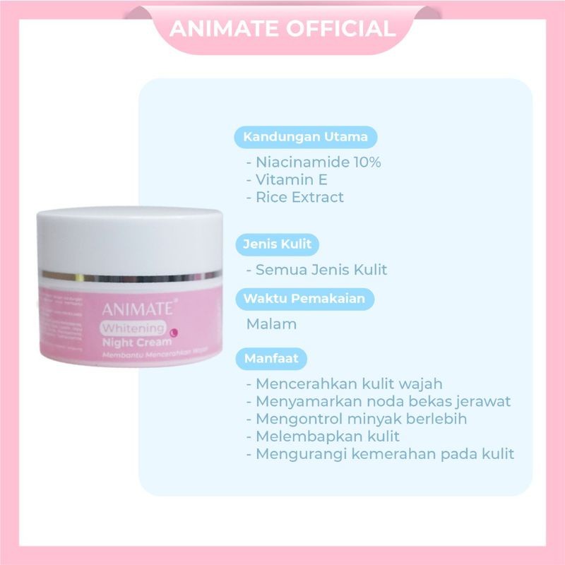 Animate Instant Whitening Series 5in1