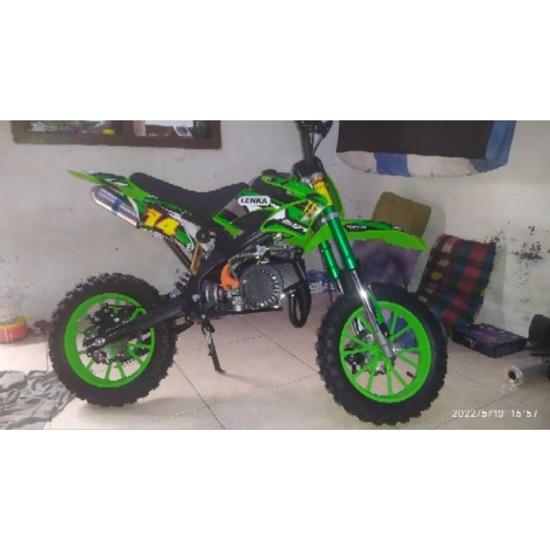 striping trail mini body lenka 69 custom (bukan motor nya)