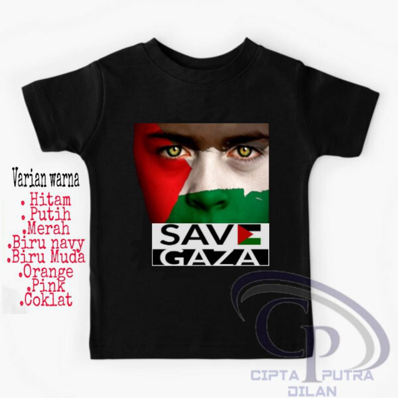 kaos Baju Anak/PALESTINA/Kaos Baju Anak Laki laki Anak Perempuan/Kaos Anak Cewek Anak Cowok