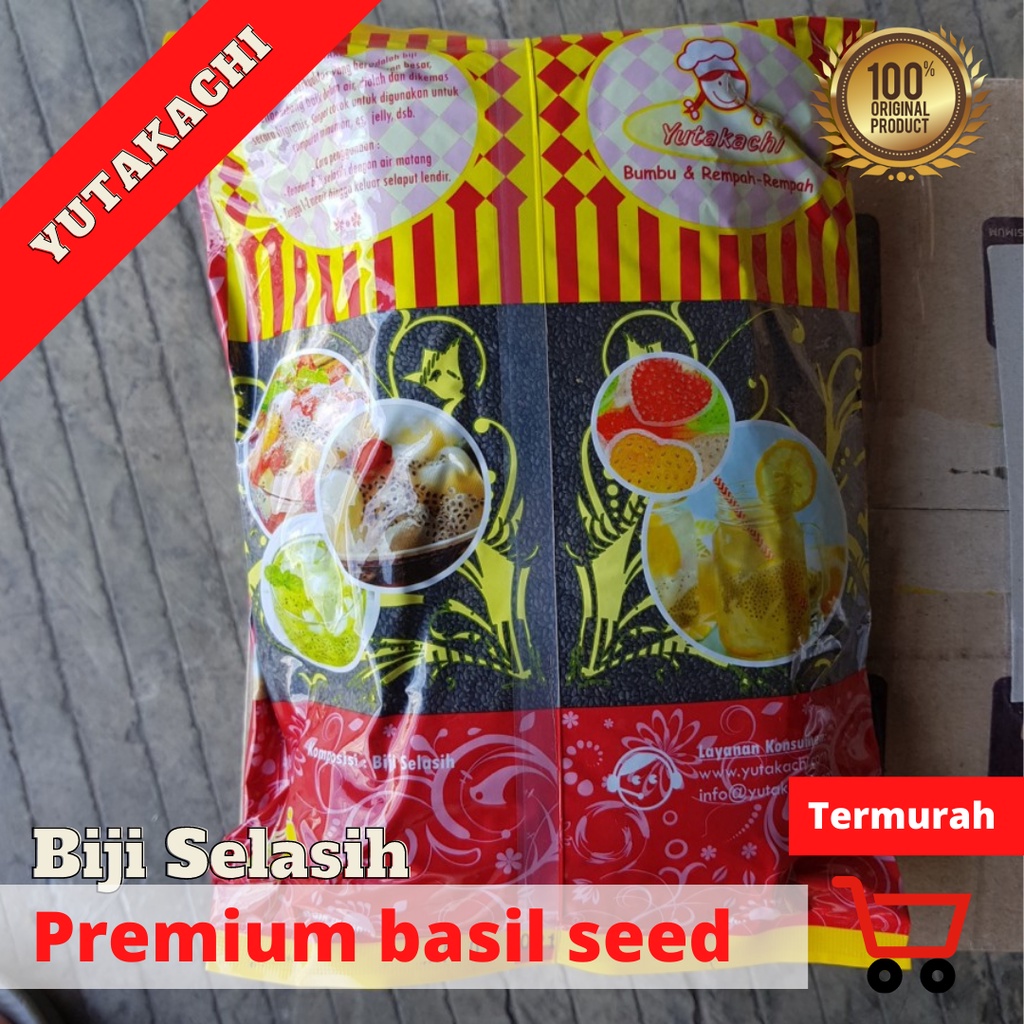 Basil Seed / Biji Selasih Import per 1 Kg Premium Yutakachi