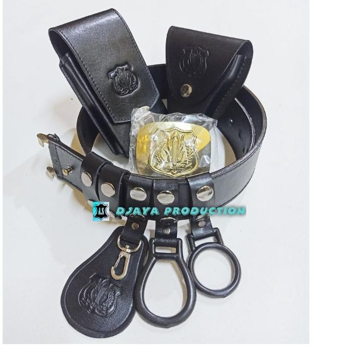 Promo - KOPEL SECURITY SATPAM KULIT ASLI SARUNG BORGOL + SARUNG HP ,,