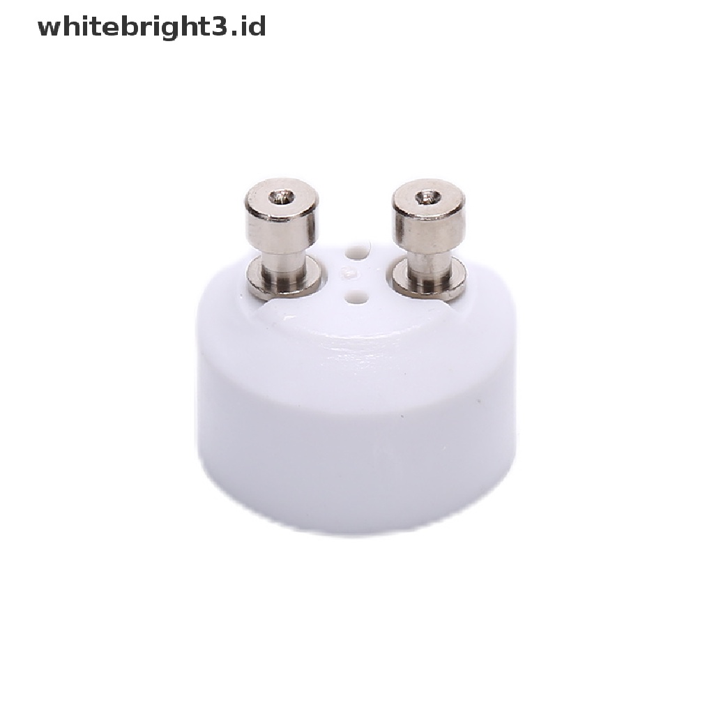 (whitebright3.id) Gu10 Ke MR16 Adapter Konverter Socket Base Lampu Halogen