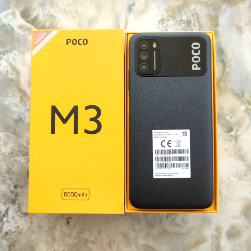 Xiaomi Poco M3 6/128 ram 6 internal 128 Gb seken mulus