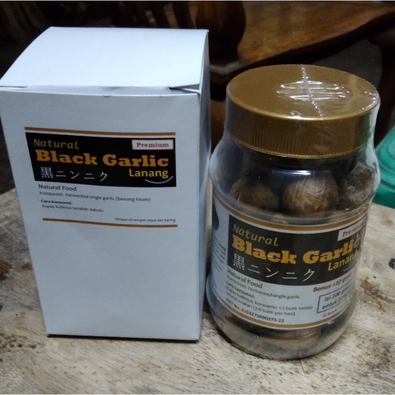 

Black Garlic tunggal grade B 120 gram
