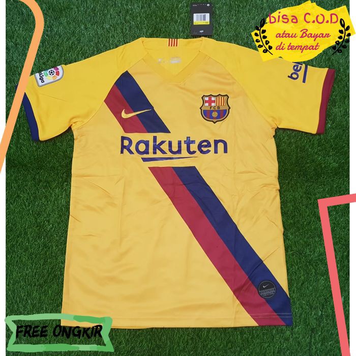 [COD]424 JERSEY BOLA / BAJU JERSY PRIA MURAH INDONESIA BARCELONA AWAY 2019/2020 GRADE ORIGINAL