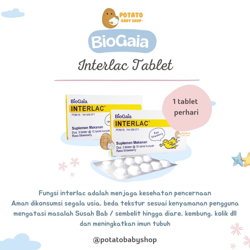 Interlac Probiotics - Tablet Kunyah