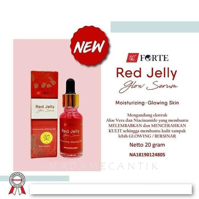 ✿ MADAME ✿ RED JELLY GLOW SERUM BY SYB FORTEe /serum jelly merah bpom / ORIGINAL