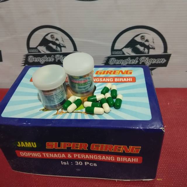 Jamu doping giring keras keket super gireng khusus burung merpati lomba balap kolongan tomprang pos