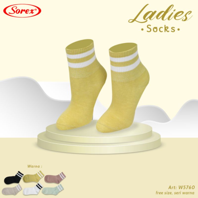 Sorex Ladies Socks W5760 kaos kaki wanita