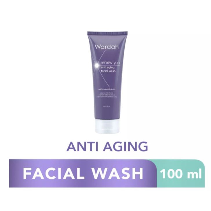 Wardah Renew You Facial Wash Anti Aging 100Gr ORIGINAL-BPOM