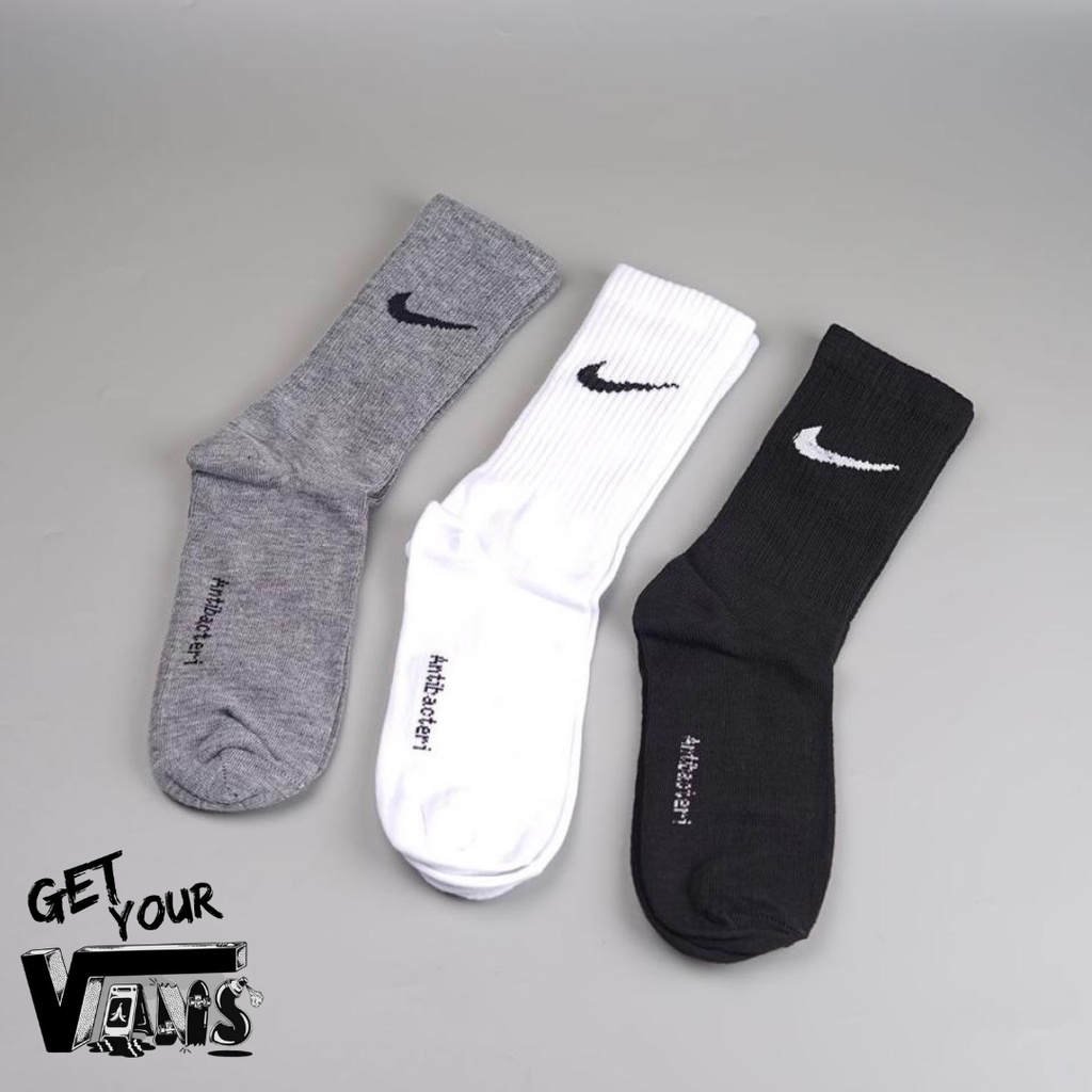 Kaos kaki Nike Everyday Lighweight Angkle DRI-FIT Original (3 Pcs)