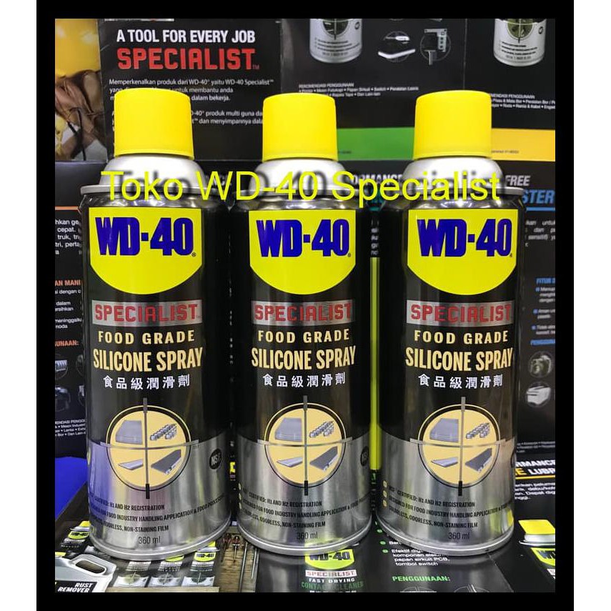 Wd40 Food Grade Silicone Spray/Wd 40 Food Grade Silicone Spray Terjamin