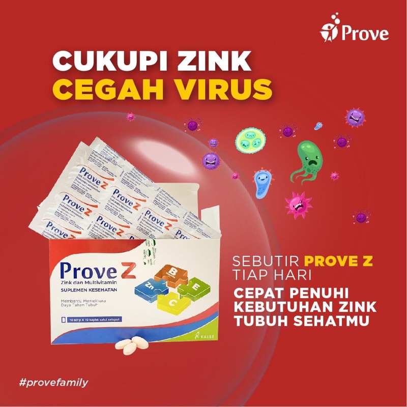 Jual Prove Z / Multivitamin Kalbe Shopee Indonesia