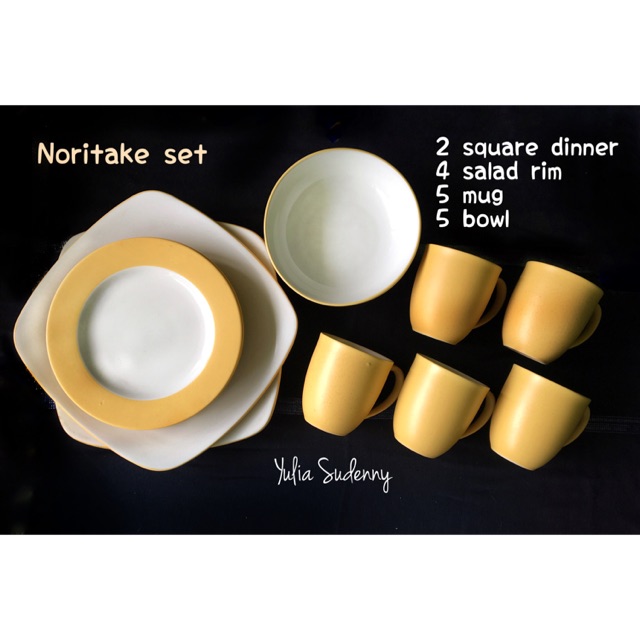 Noritake yellow
